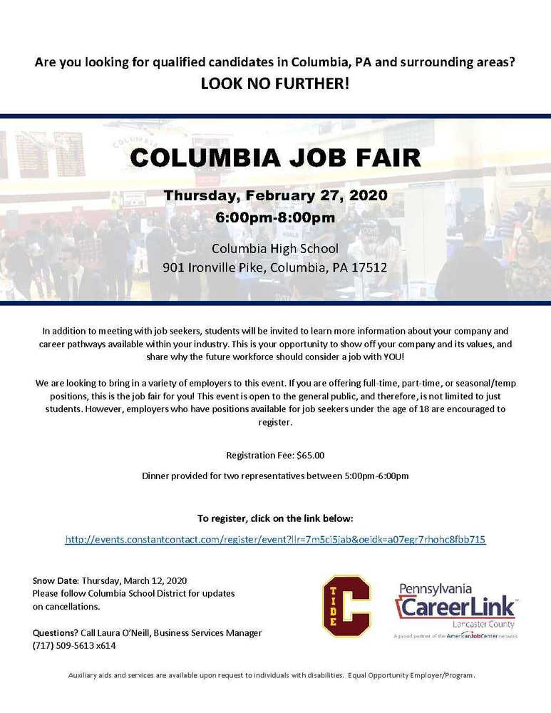 Job Fair Opportunity