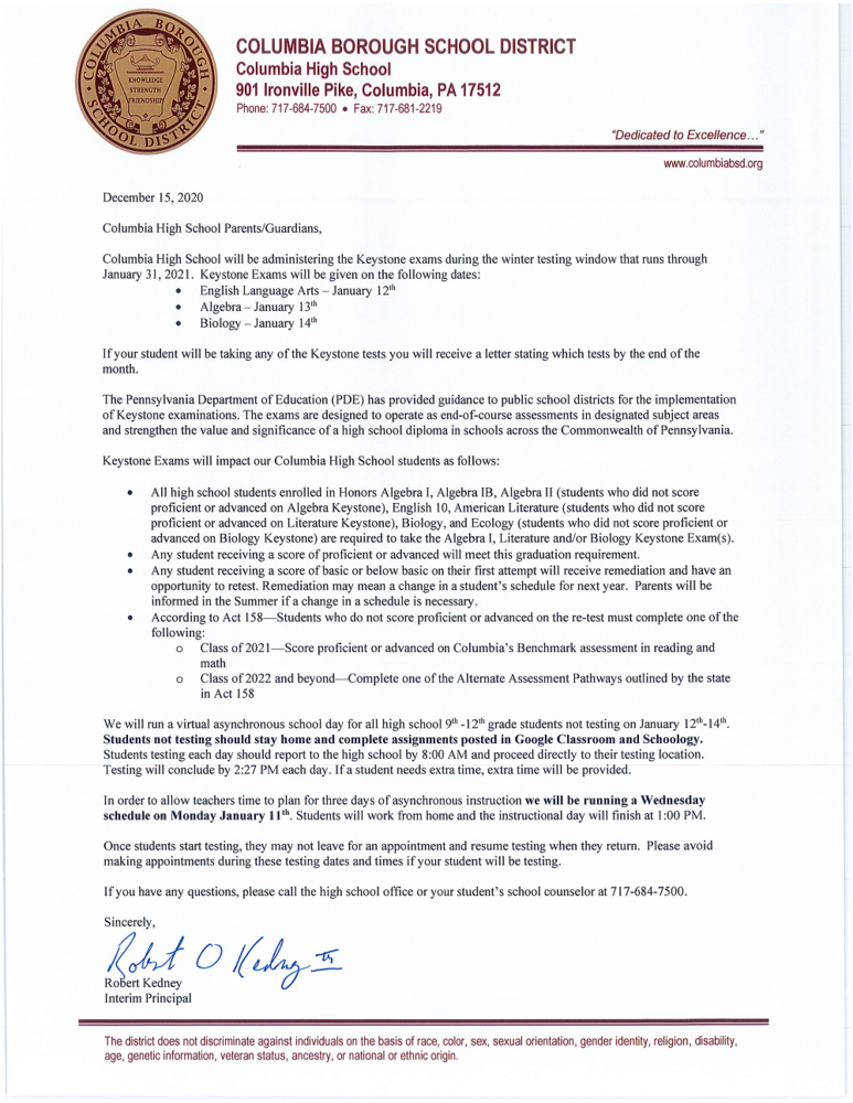 Keystone State Exams Information